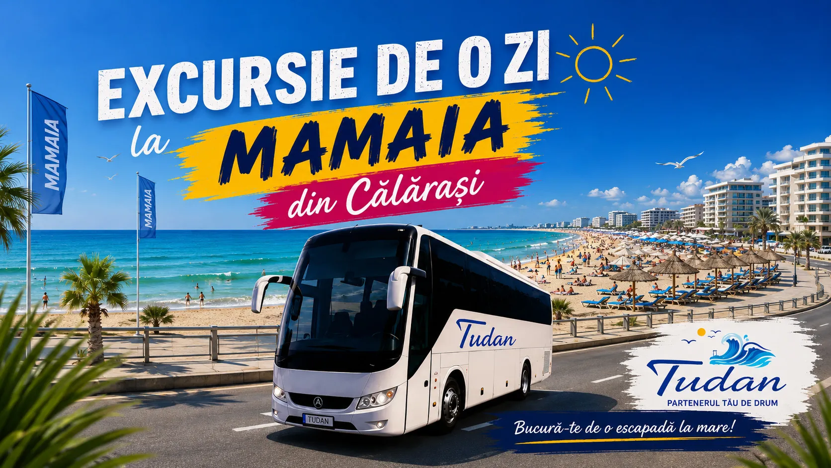 Excursie de o zi la Mamaia cu plecare din Călărași: transport, program și recomandări utile