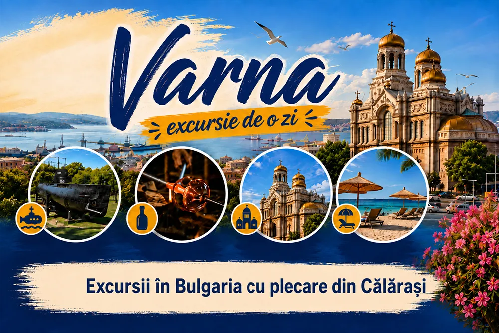 Excursie de o zi la Varna cu plecare din Călărași: ce poți vizita într-o singură zi