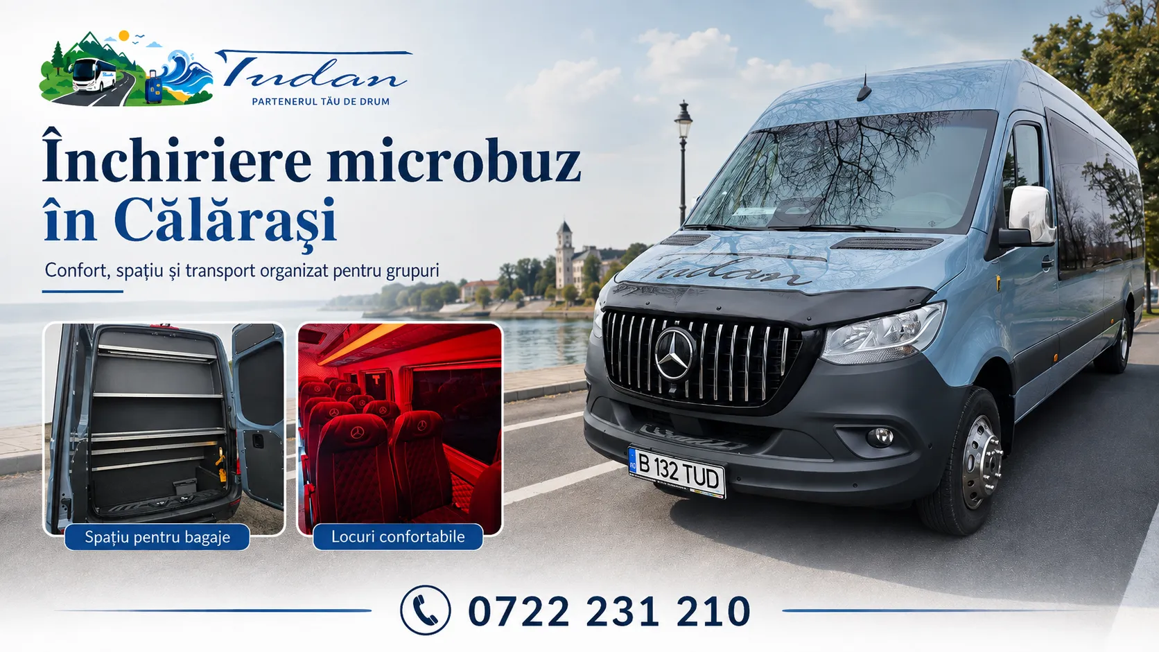 Închiriere microbuz în Călărași: o soluție practică pentru deplasările de grup
