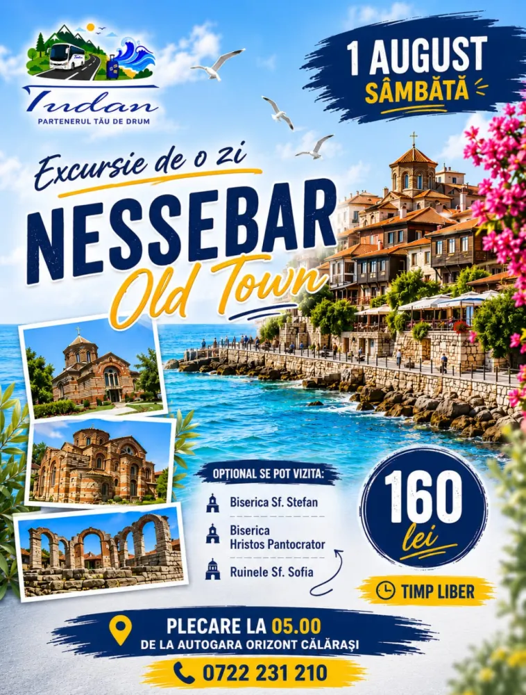 O zi in Nessebar - Mamaia