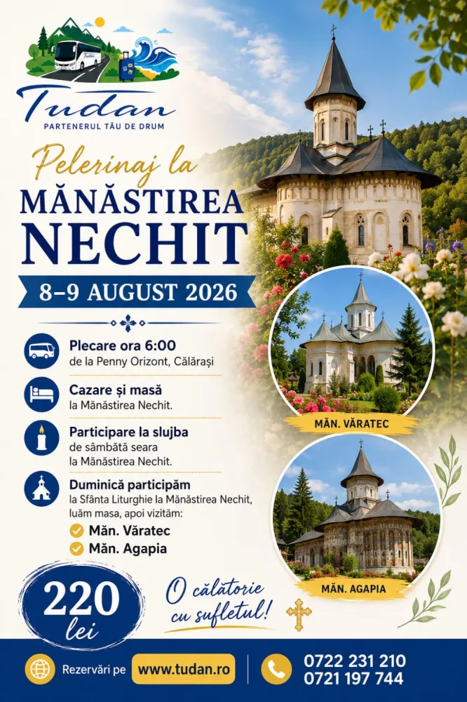 Pelerinaj Manastirea Nechit