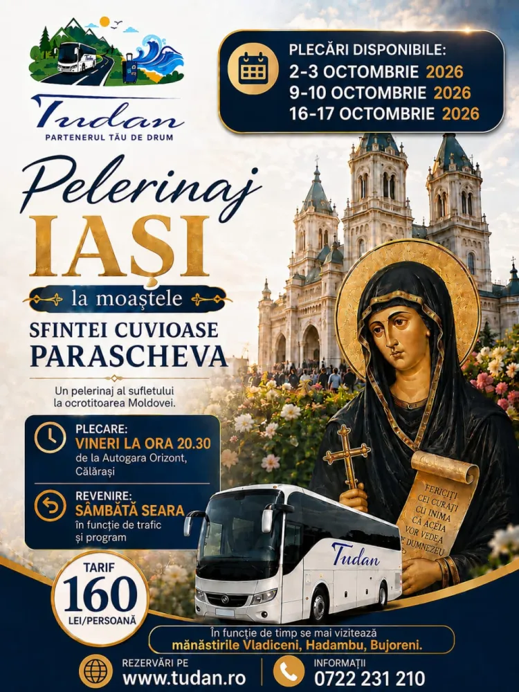 Pelerinaj Sf. Cuv. Parascheva - Iași