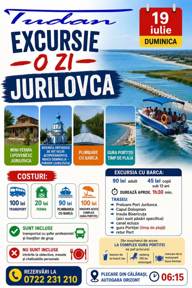 Excursie de o zi Jurilovca